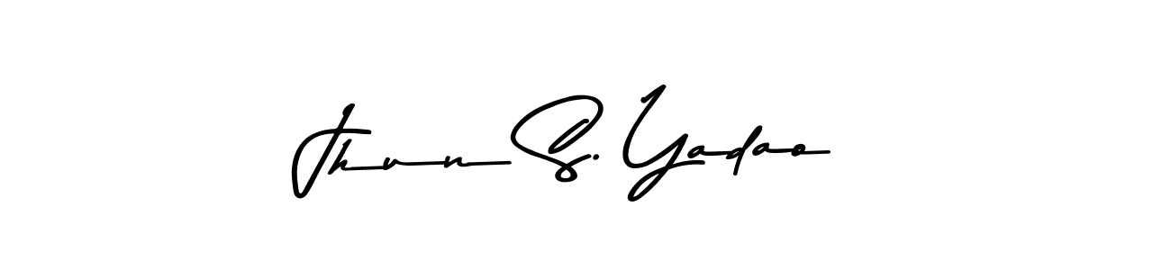 This is the best signature style for the Jhun S. Yadao name. Also you like these signature font (Asem Kandis PERSONAL USE). Mix name signature. Jhun S. Yadao signature style 9 images and pictures png