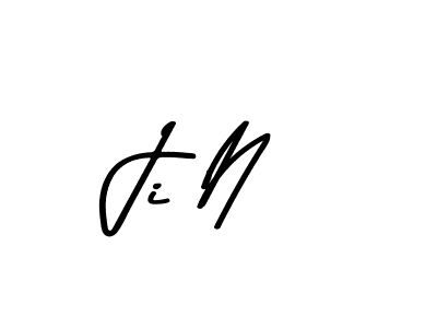 The best way (Asem Kandis PERSONAL USE) to make a short signature is to pick only two or three words in your name. The name Ji N include a total of six letters. For converting this name. Ji N signature style 9 images and pictures png