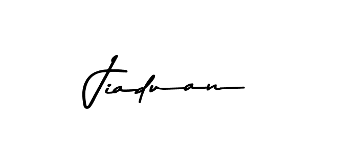 Make a beautiful signature design for name Jiaduan. With this signature (Asem Kandis PERSONAL USE) style, you can create a handwritten signature for free. Jiaduan signature style 9 images and pictures png