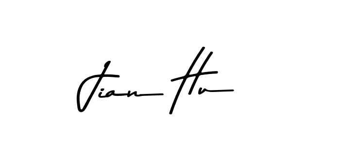 Jian Hu stylish signature style. Best Handwritten Sign (Asem Kandis PERSONAL USE) for my name. Handwritten Signature Collection Ideas for my name Jian Hu. Jian Hu signature style 9 images and pictures png
