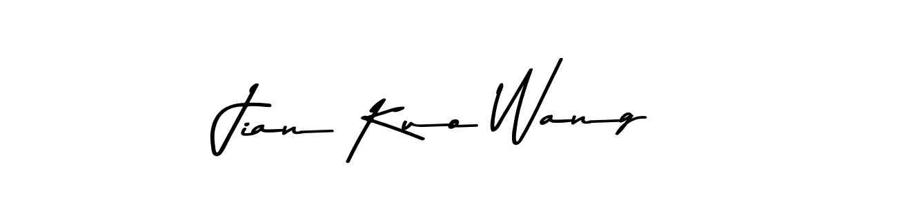 Jian Kuo Wang stylish signature style. Best Handwritten Sign (Asem Kandis PERSONAL USE) for my name. Handwritten Signature Collection Ideas for my name Jian Kuo Wang. Jian Kuo Wang signature style 9 images and pictures png
