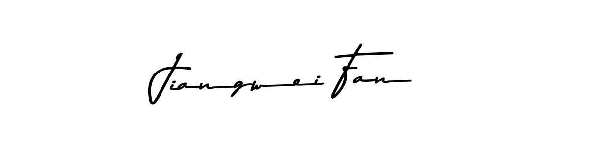 This is the best signature style for the Jiangwei Fan name. Also you like these signature font (Asem Kandis PERSONAL USE). Mix name signature. Jiangwei Fan signature style 9 images and pictures png