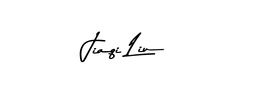 How to make Jiaqi Liu name signature. Use Asem Kandis PERSONAL USE style for creating short signs online. This is the latest handwritten sign. Jiaqi Liu signature style 9 images and pictures png