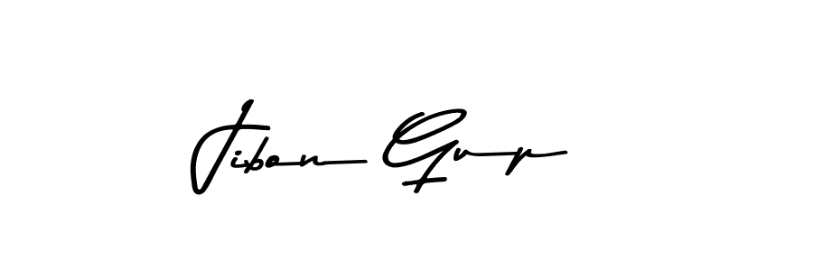 How to make Jibon Gup signature? Asem Kandis PERSONAL USE is a professional autograph style. Create handwritten signature for Jibon Gup name. Jibon Gup signature style 9 images and pictures png