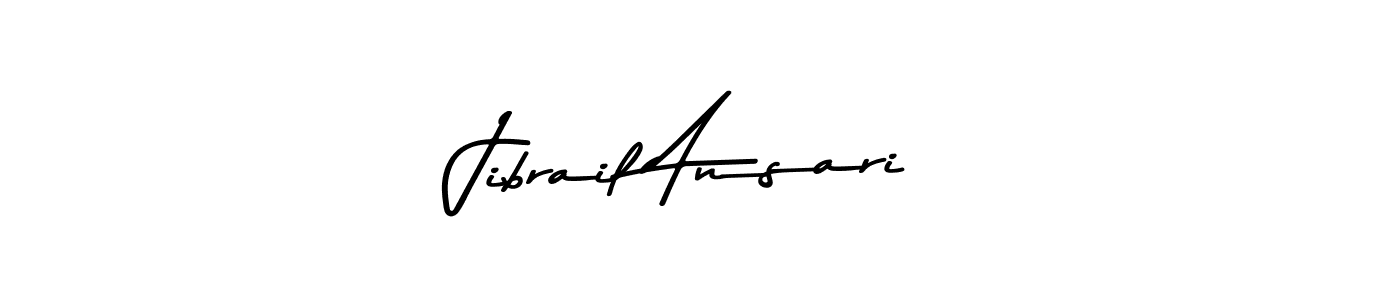 Create a beautiful signature design for name Jibrail Ansari. With this signature (Asem Kandis PERSONAL USE) fonts, you can make a handwritten signature for free. Jibrail Ansari signature style 9 images and pictures png