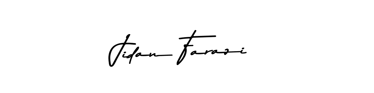 Create a beautiful signature design for name Jidan Farazi. With this signature (Asem Kandis PERSONAL USE) fonts, you can make a handwritten signature for free. Jidan Farazi signature style 9 images and pictures png