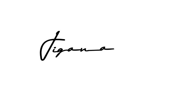 Jigana stylish signature style. Best Handwritten Sign (Asem Kandis PERSONAL USE) for my name. Handwritten Signature Collection Ideas for my name Jigana. Jigana signature style 9 images and pictures png