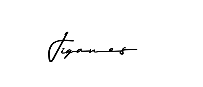 if you are searching for the best signature style for your name Jiganes. so please give up your signature search. here we have designed multiple signature styles  using Asem Kandis PERSONAL USE. Jiganes signature style 9 images and pictures png