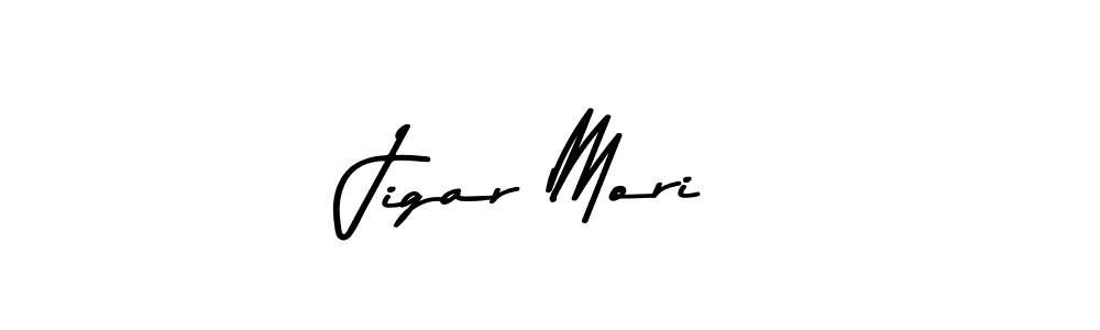 This is the best signature style for the Jigar Mori name. Also you like these signature font (Asem Kandis PERSONAL USE). Mix name signature. Jigar Mori signature style 9 images and pictures png