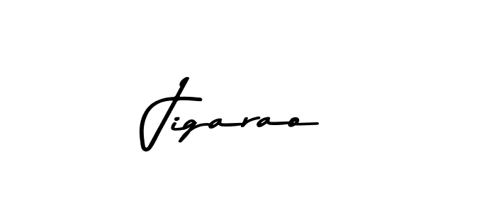 Use a signature maker to create a handwritten signature online. With this signature software, you can design (Asem Kandis PERSONAL USE) your own signature for name Jigarao. Jigarao signature style 9 images and pictures png