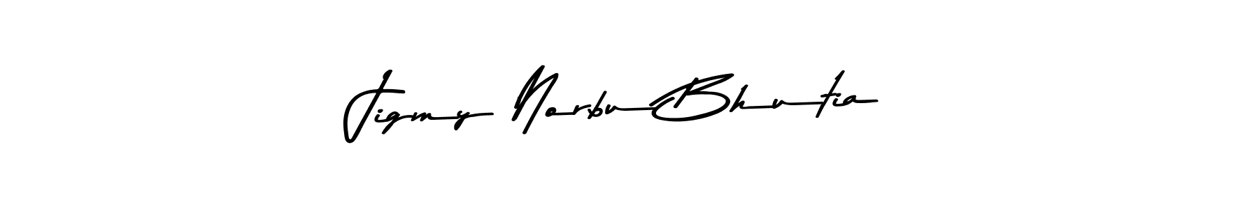 Jigmy Norbu Bhutia stylish signature style. Best Handwritten Sign (Asem Kandis PERSONAL USE) for my name. Handwritten Signature Collection Ideas for my name Jigmy Norbu Bhutia. Jigmy Norbu Bhutia signature style 9 images and pictures png