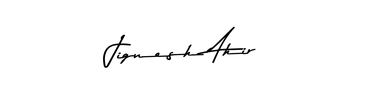 You can use this online signature creator to create a handwritten signature for the name Jignesh Ahir. This is the best online autograph maker. Jignesh Ahir signature style 9 images and pictures png