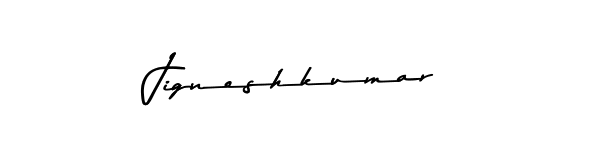 Use a signature maker to create a handwritten signature online. With this signature software, you can design (Asem Kandis PERSONAL USE) your own signature for name Jigneshkumar. Jigneshkumar signature style 9 images and pictures png