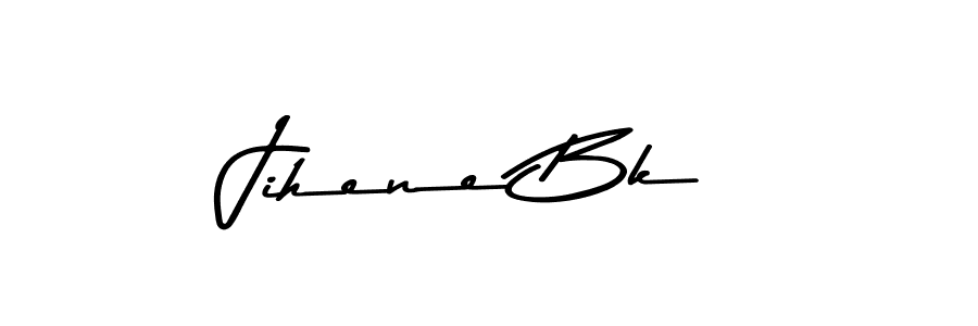 How to make Jihene Bk signature? Asem Kandis PERSONAL USE is a professional autograph style. Create handwritten signature for Jihene Bk name. Jihene Bk signature style 9 images and pictures png