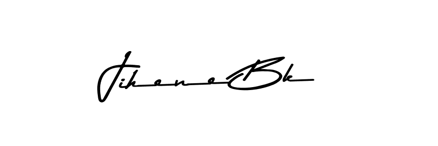 How to make Jihene Bk signature? Asem Kandis PERSONAL USE is a professional autograph style. Create handwritten signature for Jihene Bk name. Jihene Bk signature style 9 images and pictures png