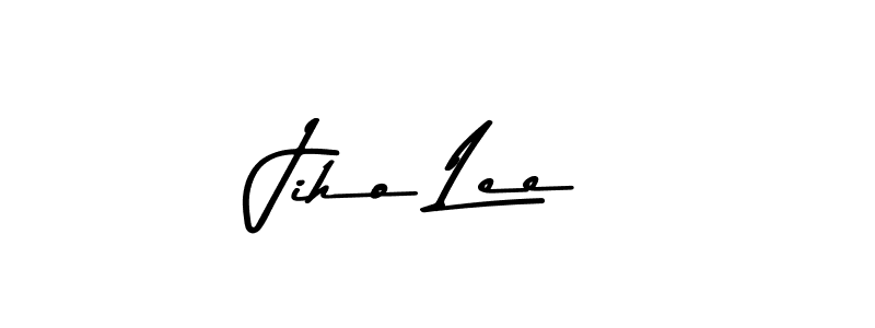 Create a beautiful signature design for name Jiho Lee. With this signature (Asem Kandis PERSONAL USE) fonts, you can make a handwritten signature for free. Jiho Lee signature style 9 images and pictures png