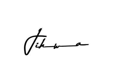 Jihwa stylish signature style. Best Handwritten Sign (Asem Kandis PERSONAL USE) for my name. Handwritten Signature Collection Ideas for my name Jihwa. Jihwa signature style 9 images and pictures png