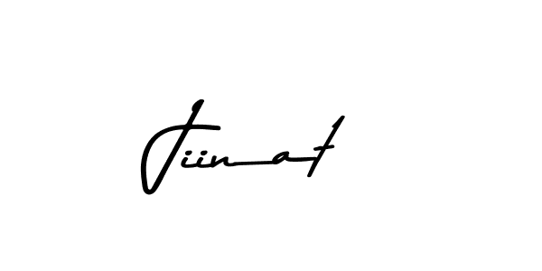 How to make Jiinat name signature. Use Asem Kandis PERSONAL USE style for creating short signs online. This is the latest handwritten sign. Jiinat signature style 9 images and pictures png