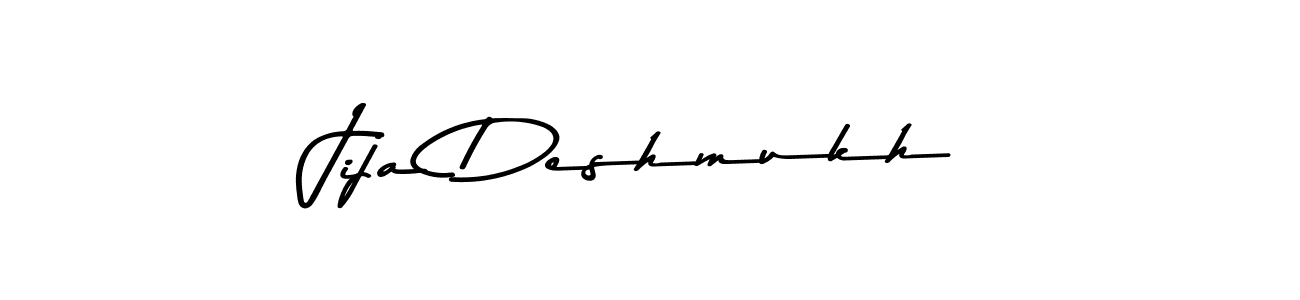 You can use this online signature creator to create a handwritten signature for the name Jija Deshmukh. This is the best online autograph maker. Jija Deshmukh signature style 9 images and pictures png