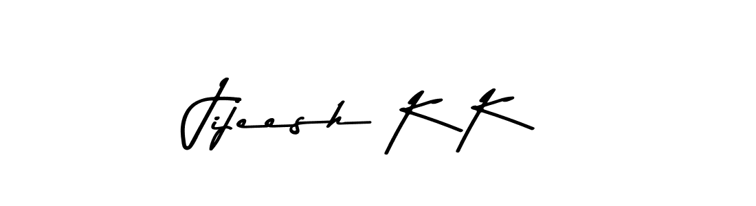 Asem Kandis PERSONAL USE is a professional signature style that is perfect for those who want to add a touch of class to their signature. It is also a great choice for those who want to make their signature more unique. Get Jijeesh K K name to fancy signature for free. Jijeesh K K signature style 9 images and pictures png