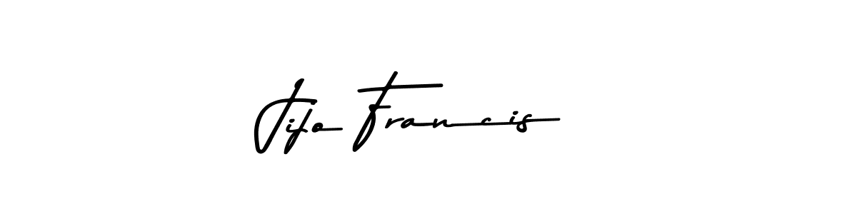 Similarly Asem Kandis PERSONAL USE is the best handwritten signature design. Signature creator online .You can use it as an online autograph creator for name Jijo Francis. Jijo Francis signature style 9 images and pictures png