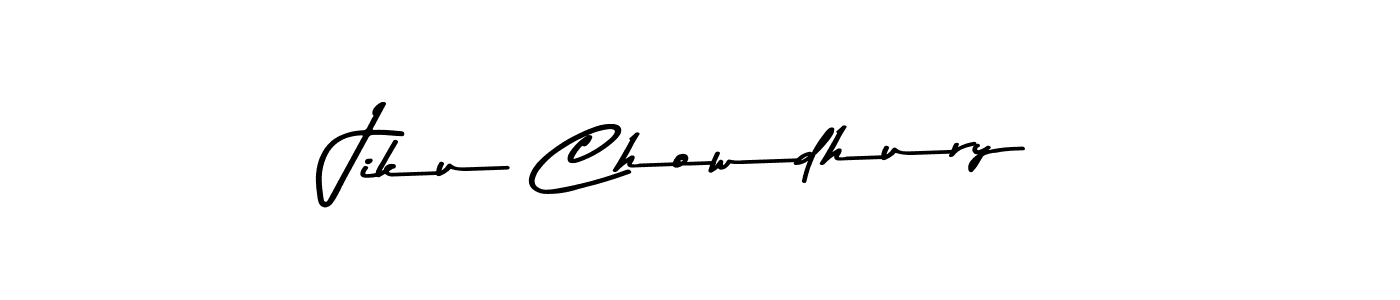 How to make Jiku Chowdhury signature? Asem Kandis PERSONAL USE is a professional autograph style. Create handwritten signature for Jiku Chowdhury name. Jiku Chowdhury signature style 9 images and pictures png