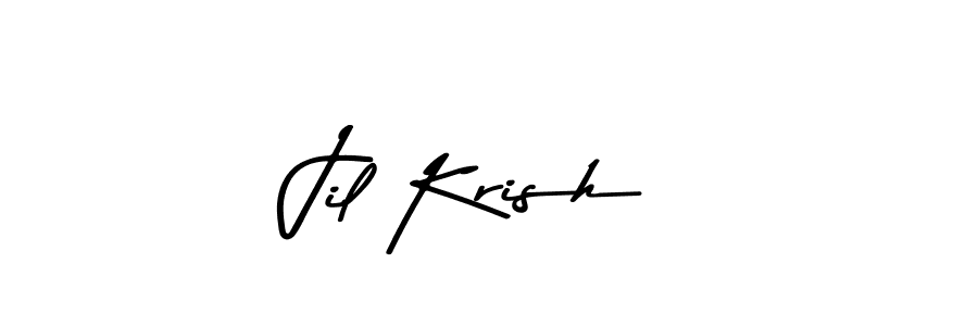 Make a short Jil Krish signature style. Manage your documents anywhere anytime using Asem Kandis PERSONAL USE. Create and add eSignatures, submit forms, share and send files easily. Jil Krish signature style 9 images and pictures png