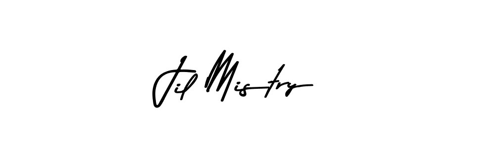 Design your own signature with our free online signature maker. With this signature software, you can create a handwritten (Asem Kandis PERSONAL USE) signature for name Jil Mistry. Jil Mistry signature style 9 images and pictures png