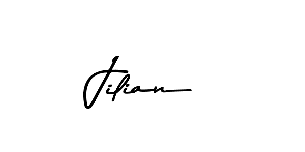 Make a beautiful signature design for name Jilian. With this signature (Asem Kandis PERSONAL USE) style, you can create a handwritten signature for free. Jilian signature style 9 images and pictures png