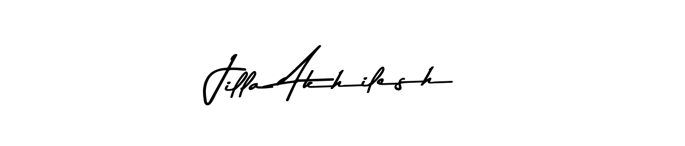 Also You can easily find your signature by using the search form. We will create Jilla Akhilesh name handwritten signature images for you free of cost using Asem Kandis PERSONAL USE sign style. Jilla Akhilesh signature style 9 images and pictures png