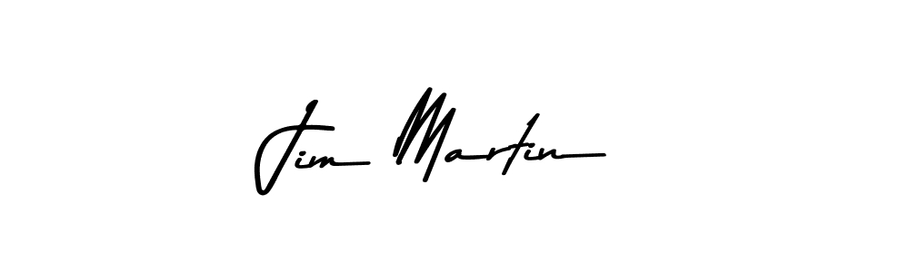 How to make Jim Martin name signature. Use Asem Kandis PERSONAL USE style for creating short signs online. This is the latest handwritten sign. Jim Martin signature style 9 images and pictures png