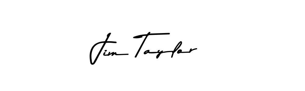 Design your own signature with our free online signature maker. With this signature software, you can create a handwritten (Asem Kandis PERSONAL USE) signature for name Jim Taylor. Jim Taylor signature style 9 images and pictures png