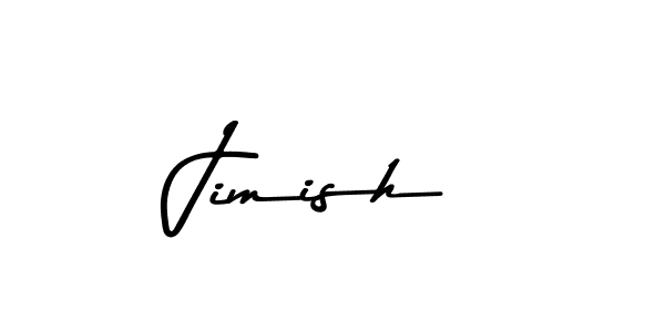 Jimish stylish signature style. Best Handwritten Sign (Asem Kandis PERSONAL USE) for my name. Handwritten Signature Collection Ideas for my name Jimish. Jimish signature style 9 images and pictures png