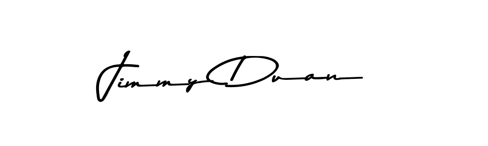 Create a beautiful signature design for name Jimmy Duan. With this signature (Asem Kandis PERSONAL USE) fonts, you can make a handwritten signature for free. Jimmy Duan signature style 9 images and pictures png