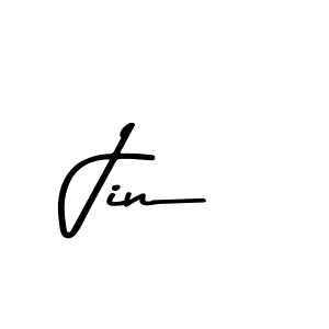 Make a beautiful signature design for name Jin. With this signature (Asem Kandis PERSONAL USE) style, you can create a handwritten signature for free. Jin signature style 9 images and pictures png