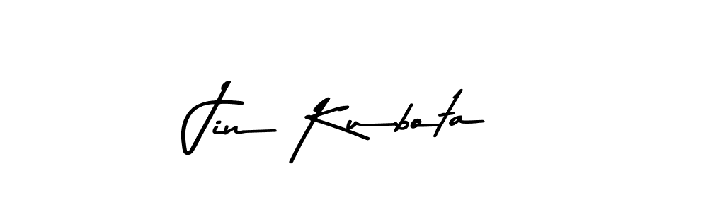 Create a beautiful signature design for name Jin Kubota. With this signature (Asem Kandis PERSONAL USE) fonts, you can make a handwritten signature for free. Jin Kubota signature style 9 images and pictures png