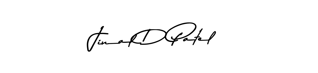 Asem Kandis PERSONAL USE is a professional signature style that is perfect for those who want to add a touch of class to their signature. It is also a great choice for those who want to make their signature more unique. Get Jinal D Patel name to fancy signature for free. Jinal D Patel signature style 9 images and pictures png