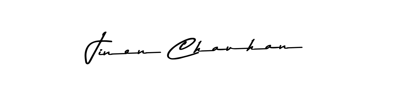 Also You can easily find your signature by using the search form. We will create Jinen Chauhan name handwritten signature images for you free of cost using Asem Kandis PERSONAL USE sign style. Jinen Chauhan signature style 9 images and pictures png