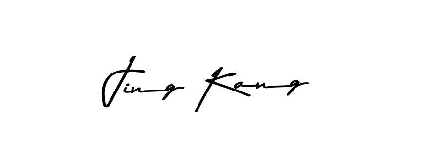 How to make Jing Kang name signature. Use Asem Kandis PERSONAL USE style for creating short signs online. This is the latest handwritten sign. Jing Kang signature style 9 images and pictures png