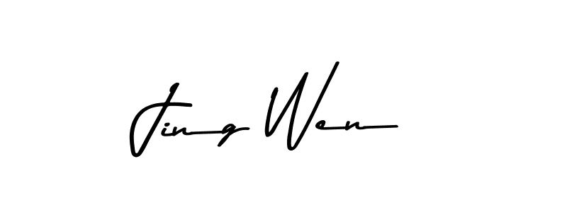 if you are searching for the best signature style for your name Jing Wen. so please give up your signature search. here we have designed multiple signature styles  using Asem Kandis PERSONAL USE. Jing Wen signature style 9 images and pictures png