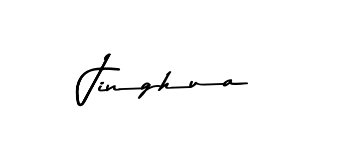 Make a beautiful signature design for name Jinghua. With this signature (Asem Kandis PERSONAL USE) style, you can create a handwritten signature for free. Jinghua signature style 9 images and pictures png