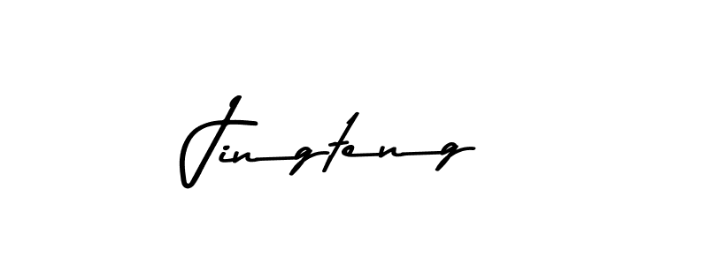 How to make Jingteng signature? Asem Kandis PERSONAL USE is a professional autograph style. Create handwritten signature for Jingteng name. Jingteng signature style 9 images and pictures png