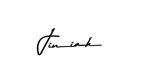 Create a beautiful signature design for name Jiniah. With this signature (Asem Kandis PERSONAL USE) fonts, you can make a handwritten signature for free. Jiniah signature style 9 images and pictures png