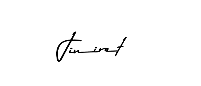 Jiniret stylish signature style. Best Handwritten Sign (Asem Kandis PERSONAL USE) for my name. Handwritten Signature Collection Ideas for my name Jiniret. Jiniret signature style 9 images and pictures png