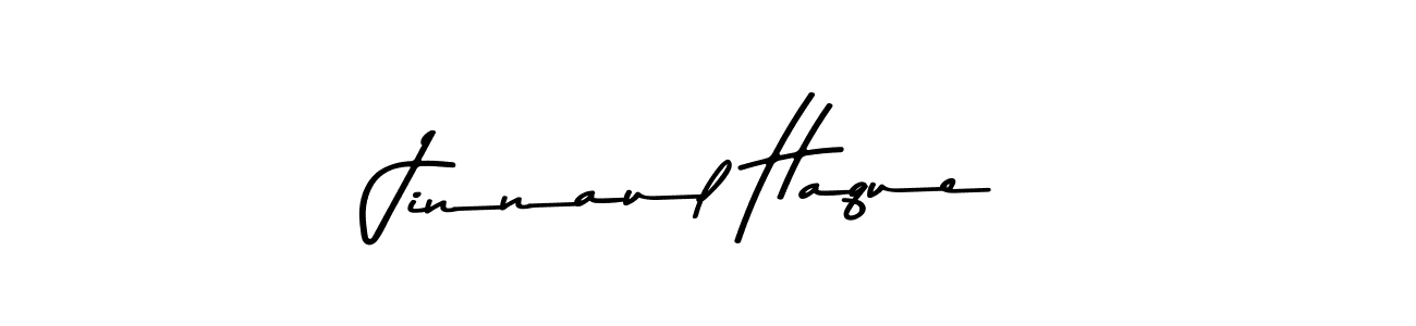 Design your own signature with our free online signature maker. With this signature software, you can create a handwritten (Asem Kandis PERSONAL USE) signature for name Jinnaul Haque. Jinnaul Haque signature style 9 images and pictures png