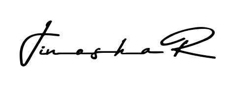 Use a signature maker to create a handwritten signature online. With this signature software, you can design (Asem Kandis PERSONAL USE) your own signature for name Jinosha R. Jinosha R signature style 9 images and pictures png