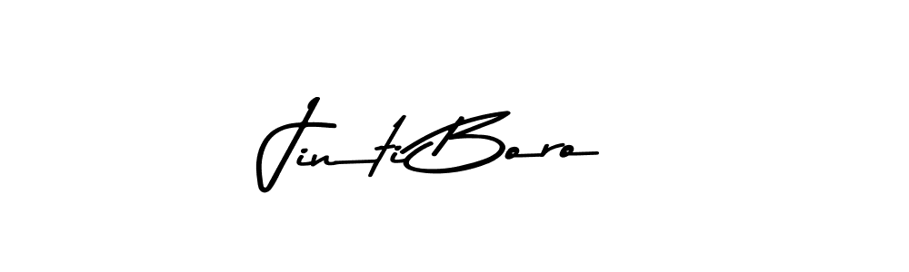 Use a signature maker to create a handwritten signature online. With this signature software, you can design (Asem Kandis PERSONAL USE) your own signature for name Jinti Boro. Jinti Boro signature style 9 images and pictures png