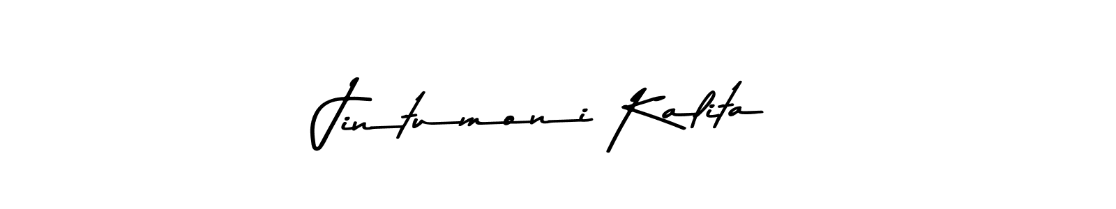 How to make Jintumoni Kalita signature? Asem Kandis PERSONAL USE is a professional autograph style. Create handwritten signature for Jintumoni Kalita name. Jintumoni Kalita signature style 9 images and pictures png