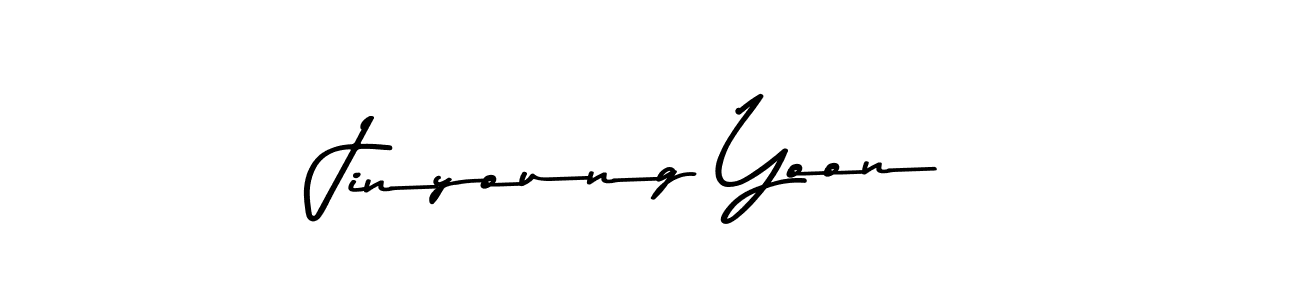 You should practise on your own different ways (Asem Kandis PERSONAL USE) to write your name (Jinyoung Yoon) in signature. don't let someone else do it for you. Jinyoung Yoon signature style 9 images and pictures png