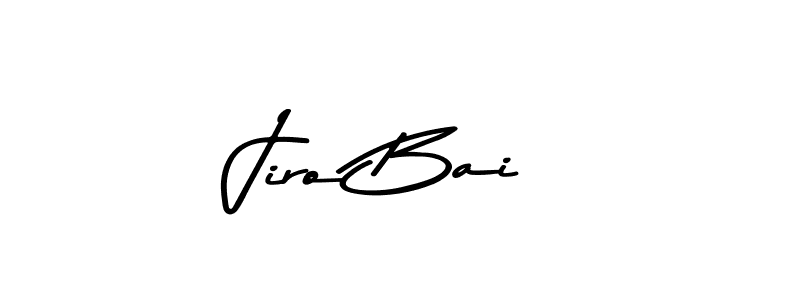 How to make Jiro Bai name signature. Use Asem Kandis PERSONAL USE style for creating short signs online. This is the latest handwritten sign. Jiro Bai signature style 9 images and pictures png